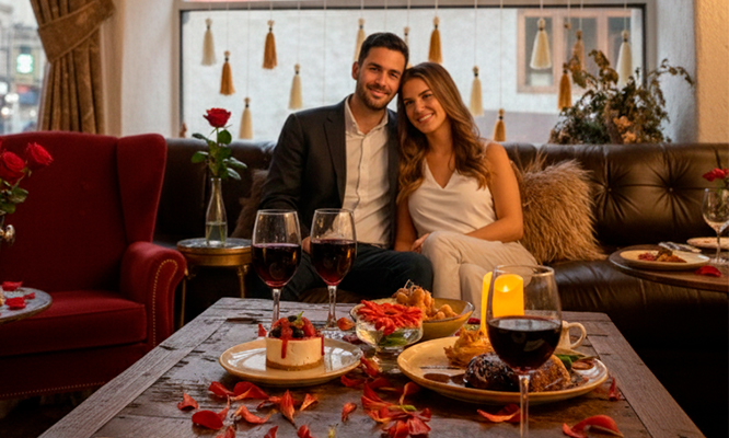 Cena romántica de San Valentín en Naia Hotel Miraflores. Una velada pensada para dos!!!